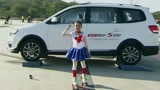 《了不起的孩子》才艺：少女惊险车底滑冰挑战
