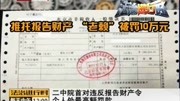 二中院首对违反报告财产令 个人处最高额罚款资讯搜索最新资讯爱奇艺