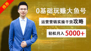 新媒体运营大鱼号运营月入5000全攻略 第二课大鱼号成功获取收益的三大思维知识名师课堂爱奇艺