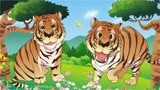 《毁童年》版两只老虎，撞上鬼畜版《烤面筋》