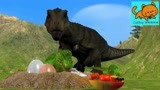 恐龙救援队：恐龙爸爸保护恐龙妈妈和小恐龙！