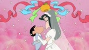 蜡笔小新:娜娜子对小新示爱,小新信以为真,二人最后真的结婚了