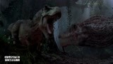 侏罗纪公园：双龙之战！霸王龙竟被凶猛棘龙扭断脖子！