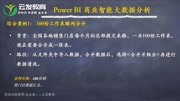 Power BI商业智能大数据分析案例实操100份工作表瞬间合并!原创完整版视频在线观看爱奇艺