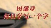 田蕴章书法讲解:每日一字 田蕴章书法讲解:前书法宗匠潘龄皋教育高清正版视频在线观看–爱奇艺