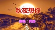 一曲情歌对唱《秋夜想你》音乐背景音乐视频音乐爱奇艺