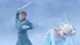 冰雪奇缘：安娜舍命救姐姐，以身挡剑，冰雪女王抱着妹妹伤心欲绝