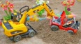 熊出没 工程车益智玩具 超级挖掘机