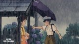 龙猫：姐妹俩被大雨困住了，小男孩太暖了，把伞给姐妹自己跑回家