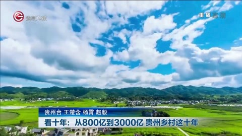 贵州-贵州新闻联播 看十年:从800亿到3000亿 贵州乡村这十年