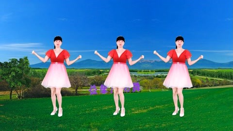 益馨广场舞 嗨,送你一支广场舞《花桥流水》欢歌美舞请欣赏