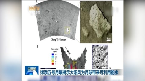 嫦娥五号月壤揭示太阳风为月球带来可利用的水