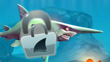 【小鱼佳佳】饥饿鲨锥齿鲨误闯北极地图 被哥布尔鲨断食物链游戏