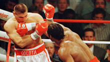 刘易斯世界拳王战中最快的一场KO，1分半钟摧毁对手戈洛塔