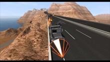 汽车破坏者 桥上大碰撞 Beam NG模拟汽车