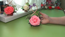 DIY玫瑰花吊篮的方法1