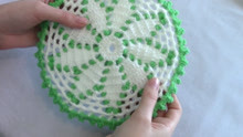 圆形花垫的钩织方法3