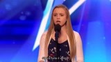英国达人秀：14岁女孩唱出如此境界，评委都坐不住了