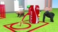 动物喝可乐