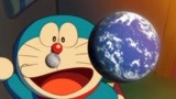 《哆啦A梦》大雄和哆啦A梦来到了月球，被眼前的一幕惊呆了