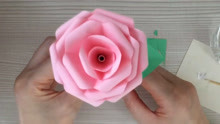 立体玫瑰花的制作方法