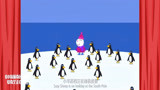 小猪佩奇：猪爸爸带佩奇去南极看企鹅，佩奇苏西开心的跳起来