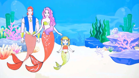彩虹美人鱼动画片图片