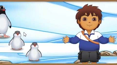 爱探险的朵拉vs出发吧迪亚哥游戏  :迭戈救援小企鹅
