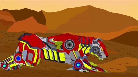 机械恐龙动画片国语版图片