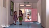 哆啦A梦：大雄穿梭任意门，上学都不用怕迟到了，太厉害了！