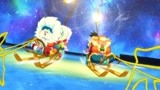 哆啦A梦：吹曲子使雪橇滑动，哆啦A梦和胖虎比赛，太疯狂了