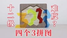 [图]四个3拼图：十二级难度？我这算法有问题吗