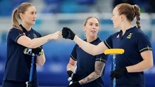 女子冰壶铜牌赛：瑞典9-7瑞士