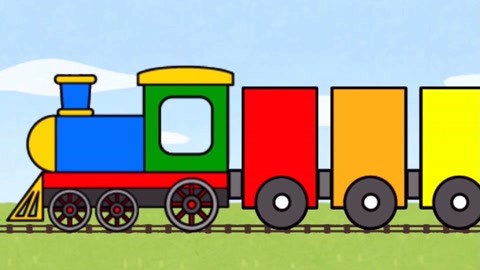铁路火车动画 第4季 :第168集 蓝色的火车与红绿灯