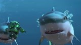 赛尔号大电影：阿铁打为救小机器人，惨遭鲨鱼围攻！