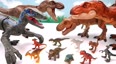 迷你恐龙玩具和超大恐龙玩具
