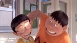 《哆啦A梦》：大雄罚站被小夫嘲笑，被胖虎拧耳朵，太可怜了